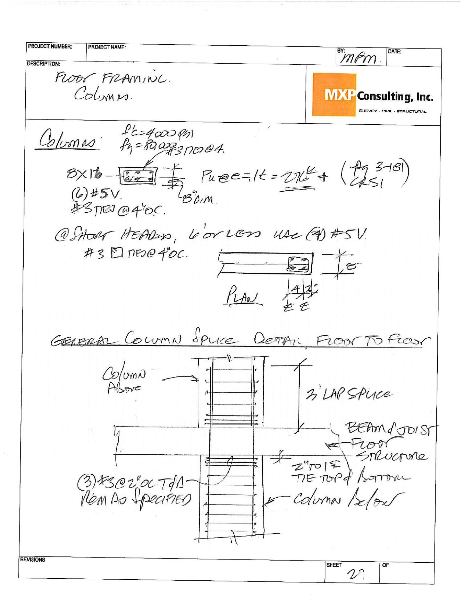 Structural calculations