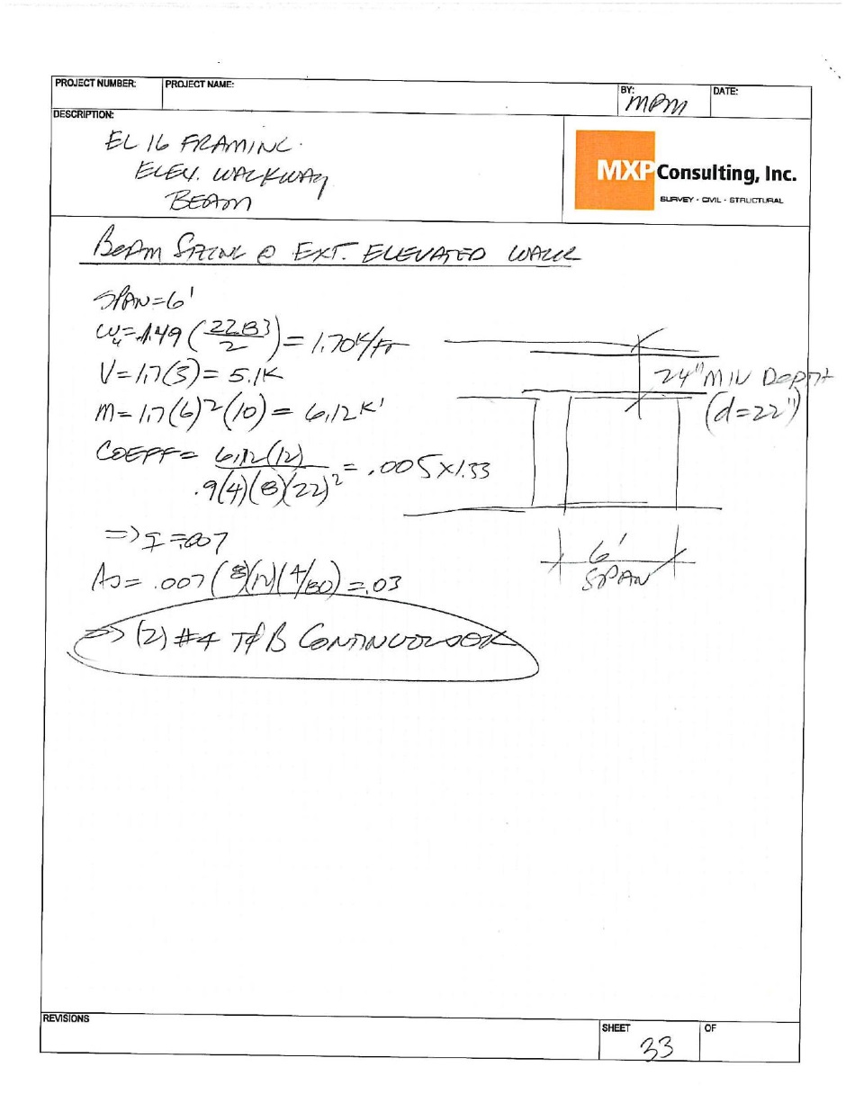 Structural calculations