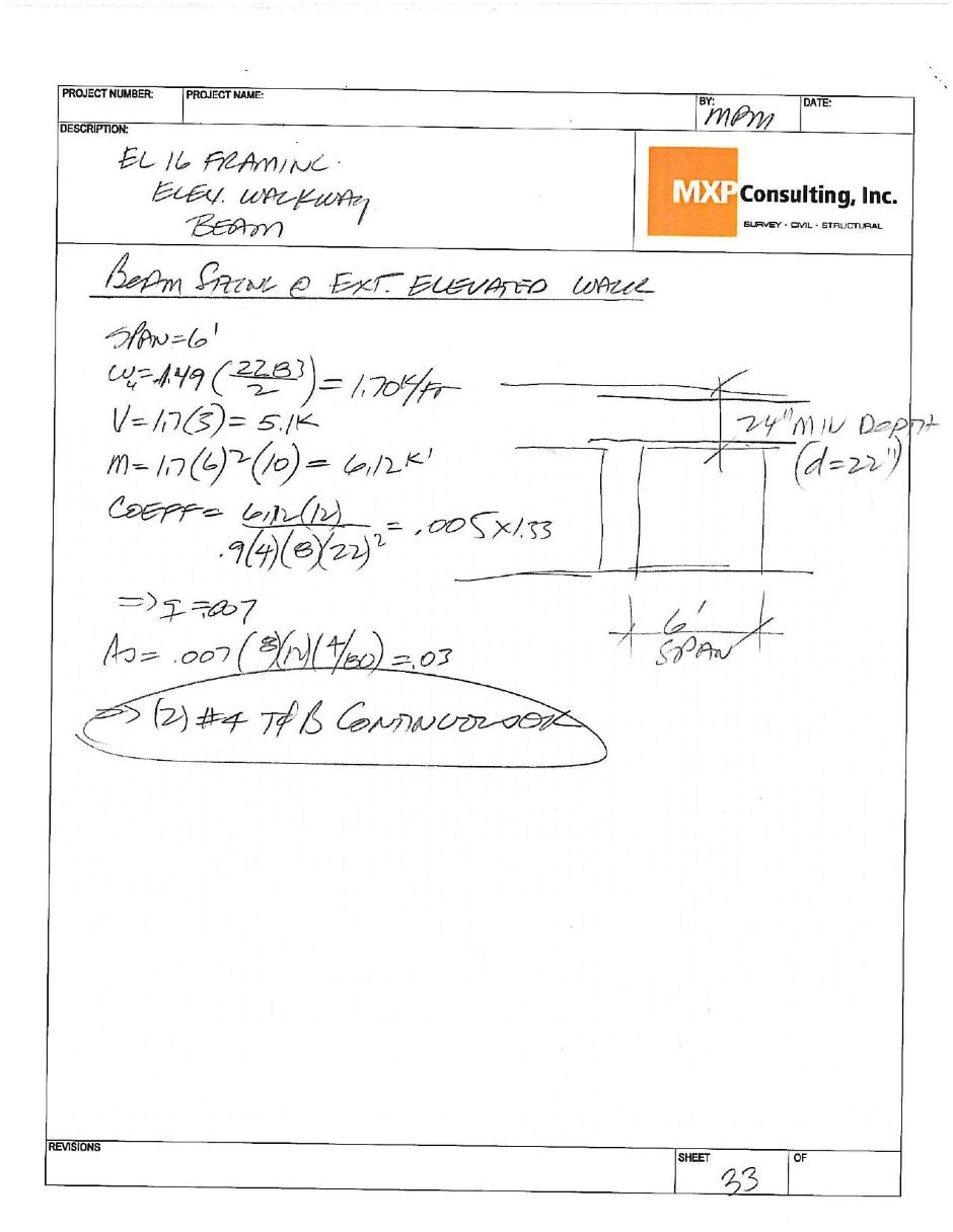 Structural calculations