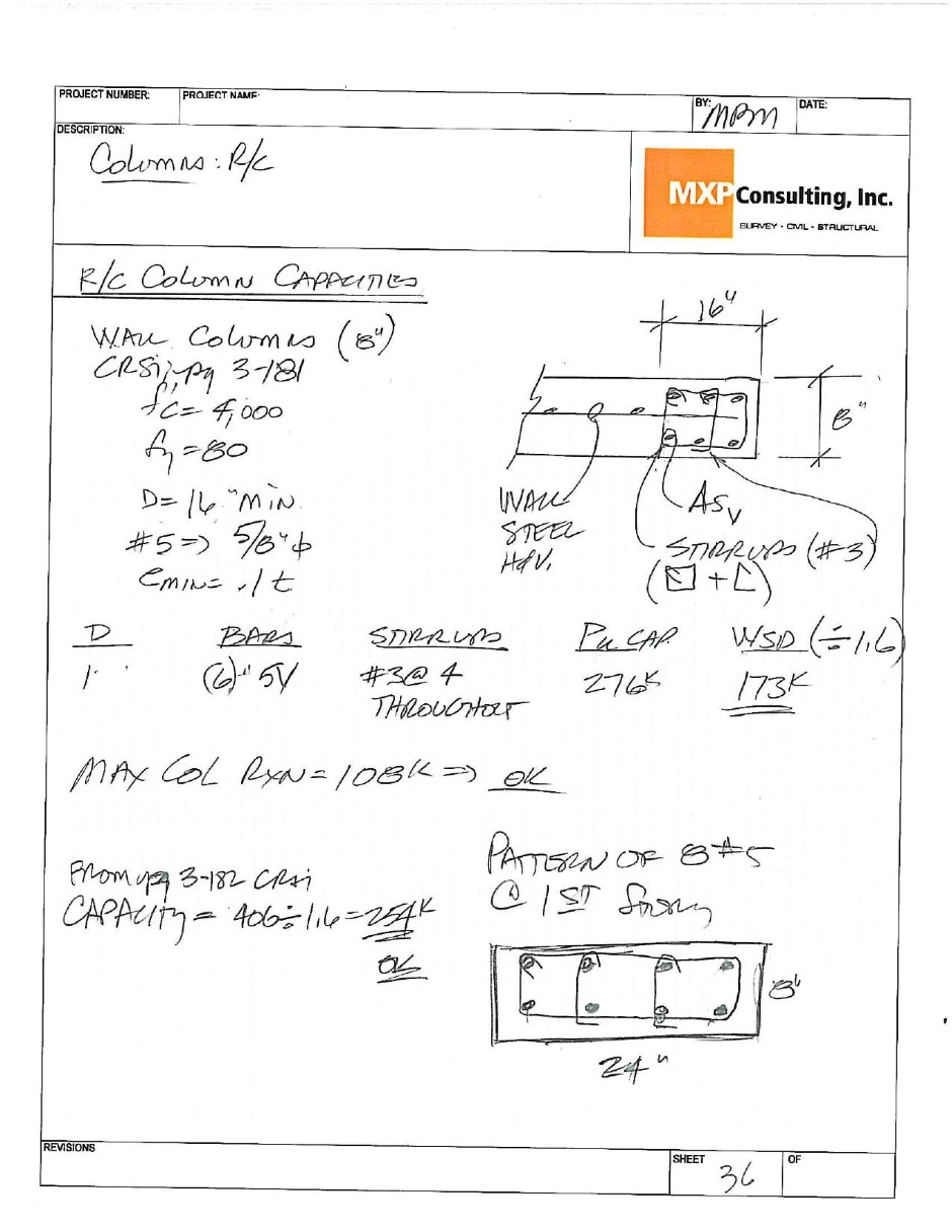 Structural calculations