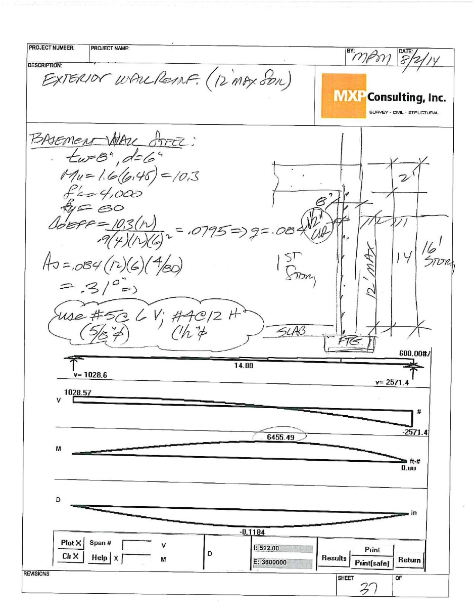 Structural calculations