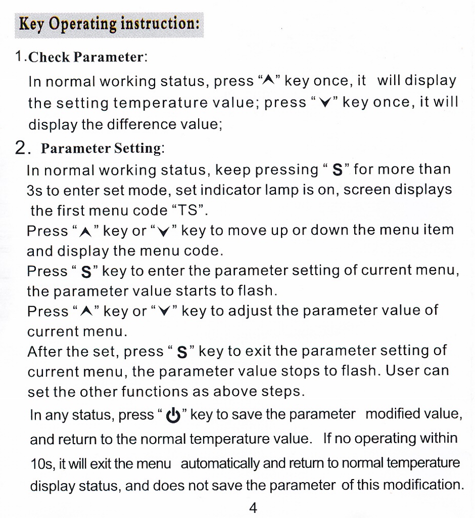 Temperature Switch