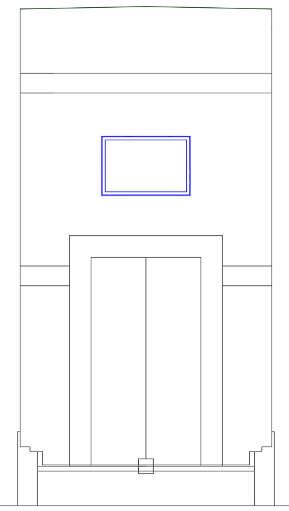 Tiny House Elevation Front