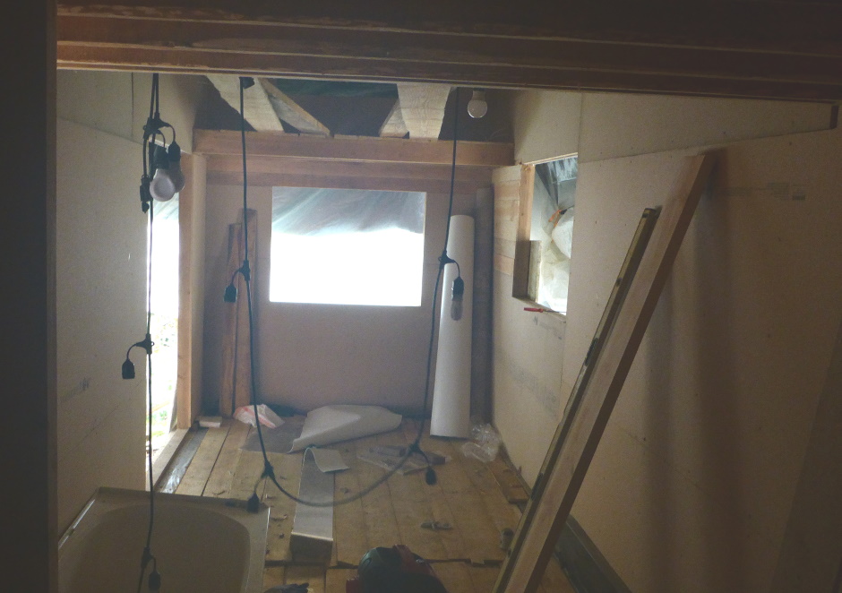 Tiny House Floor Planks