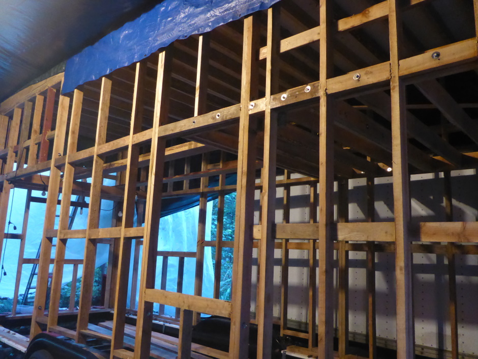 Tiny House Framing Outside 3