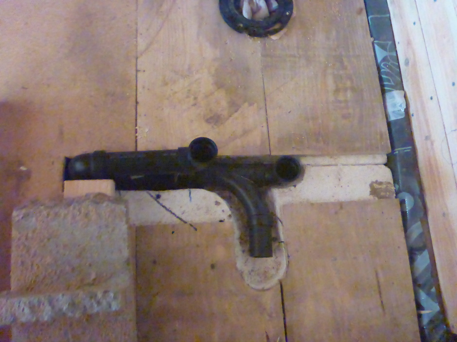 Tiny House Pipe Through Wood Floor