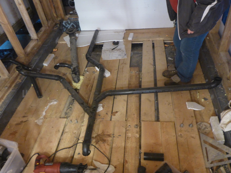 Tiny House Plumbing Below Floor