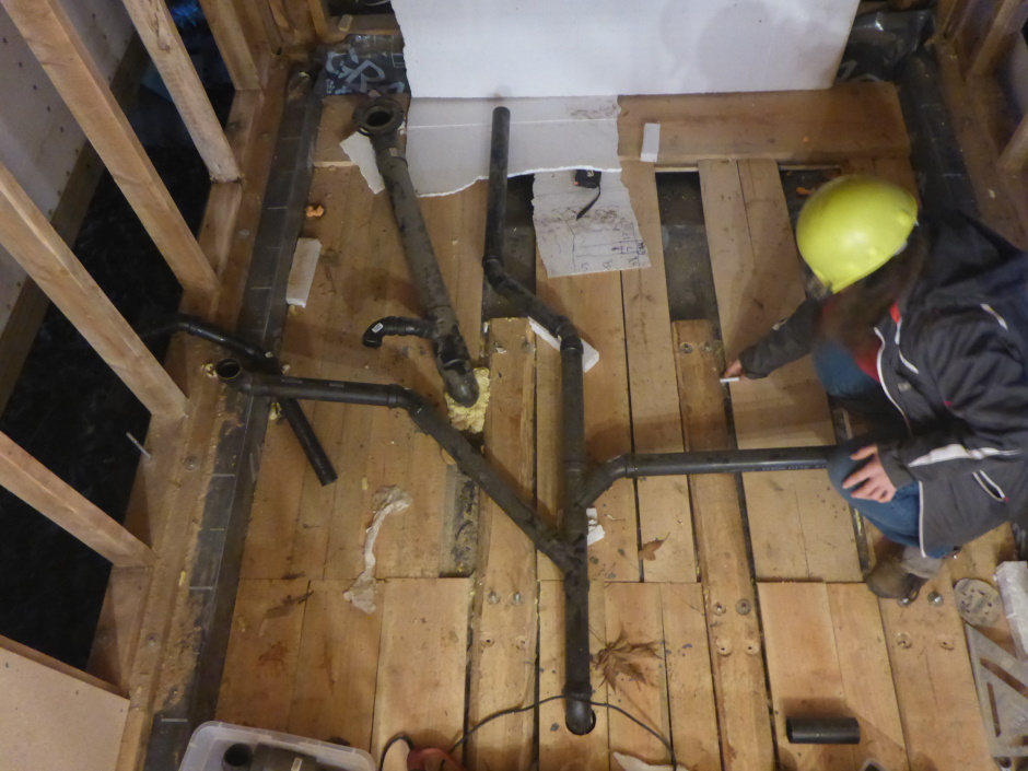 Tiny House Plumbing Below Floor 2
