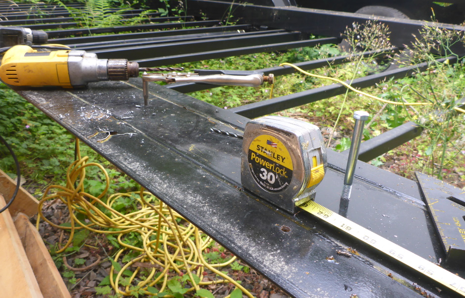 Tiny House Tapping Trailer Steel