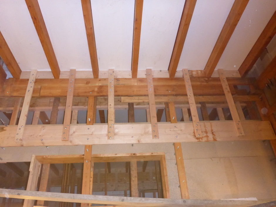 Top Of Wall Between Beams