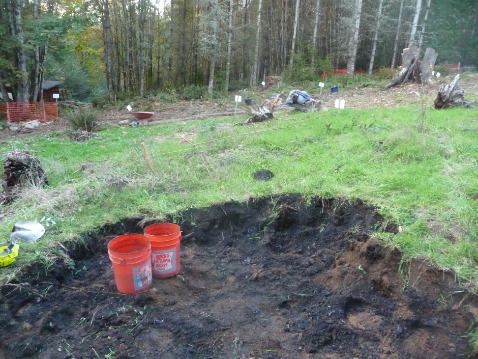 Top soil being removed