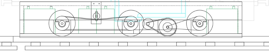 Train Engine End Side View