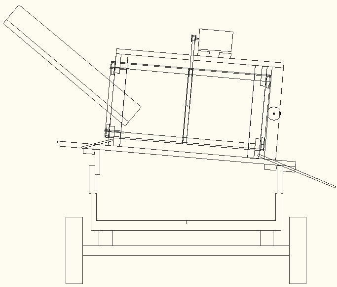 Trommel Drawing on trailer