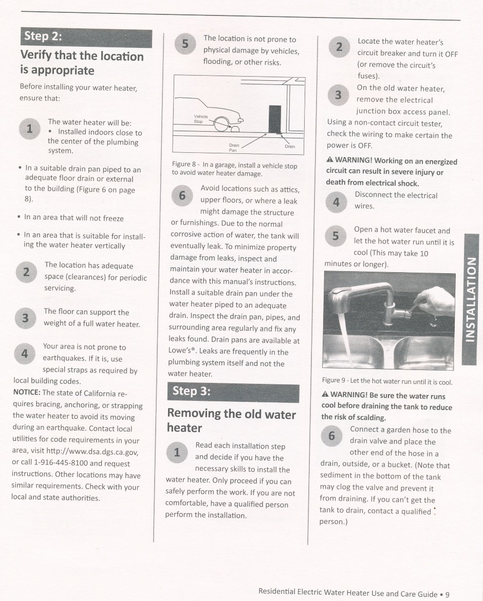 Water Heater AOSmith Manual 09