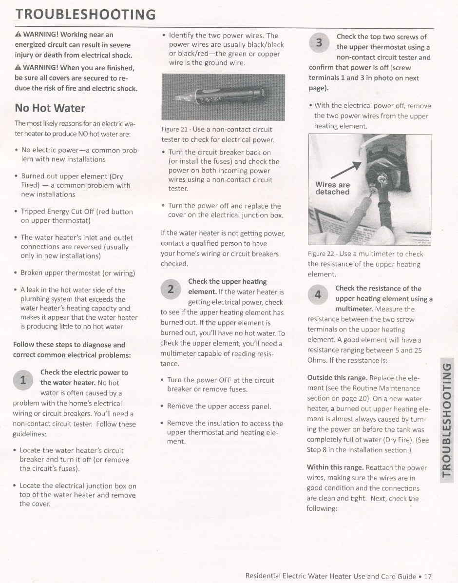 Water Heater AOSmith Manual 17