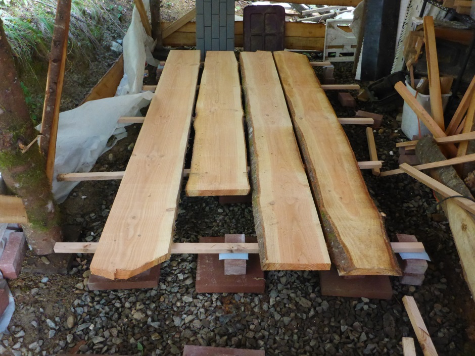 Wood Drying Pile