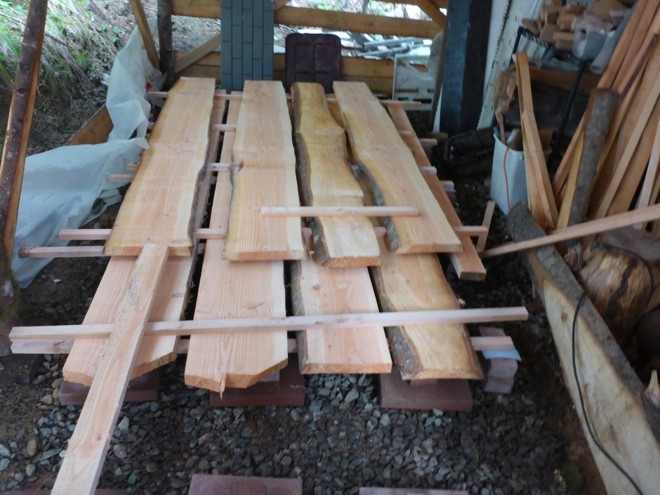 Wood Drying Pile