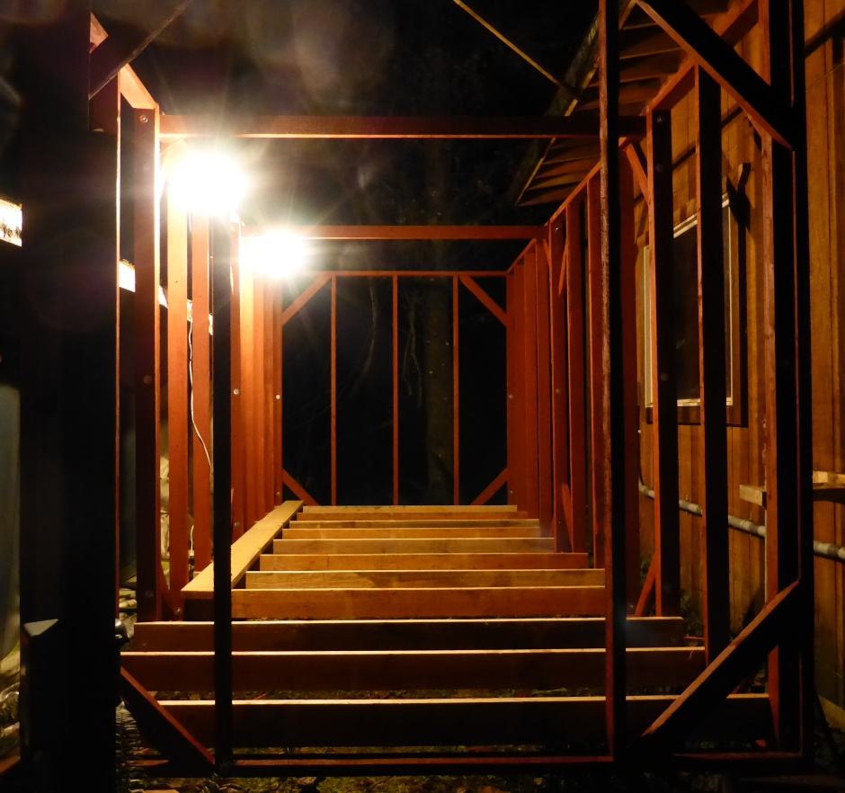 Wood Shed With All Floor Beams