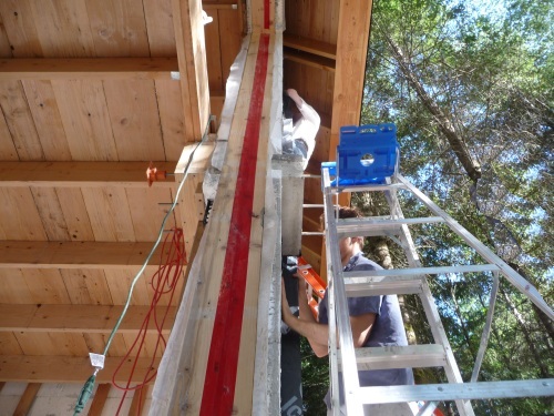 Working on big window openings